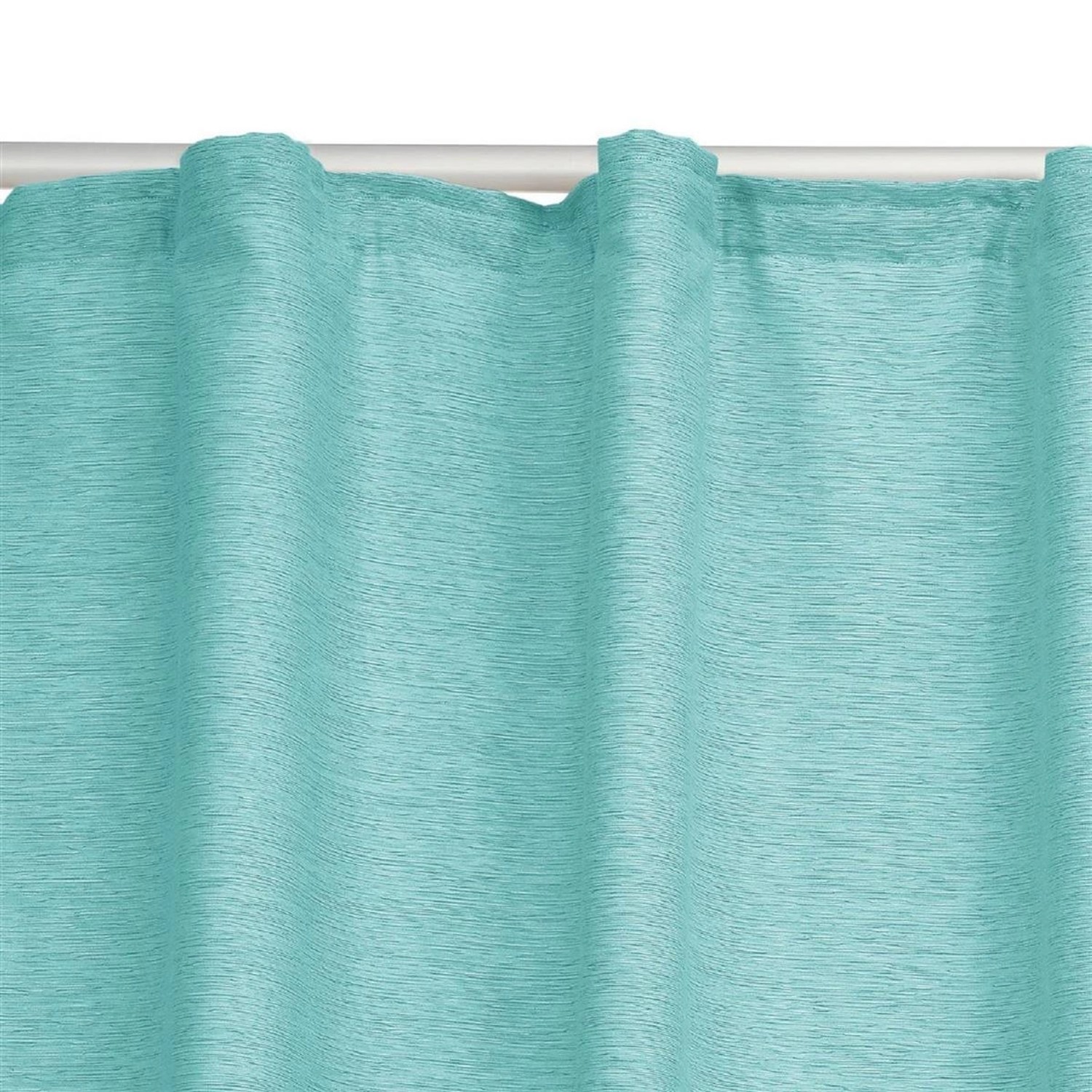 Bestlivings Dekoschal Joy, 140x245 cm, türkis, mit Universalband. Blickdichter Fenstervorhang.