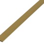 Flache Messingstange, 2x15x1000 mm, ideal für Modellbau und Heimwerker.