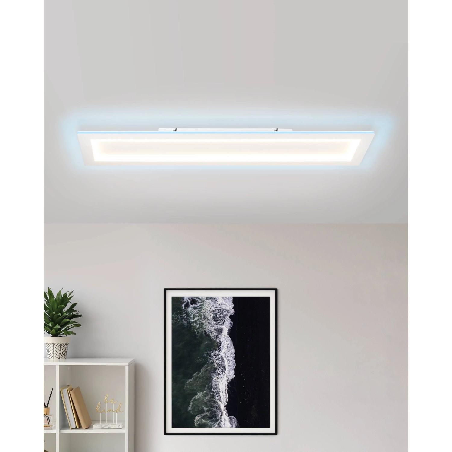 Eglo LED CCT Deckenleuchte Padrogiano-Z Weiß 43,2 W 120 X 30 Cm Kaufen ...