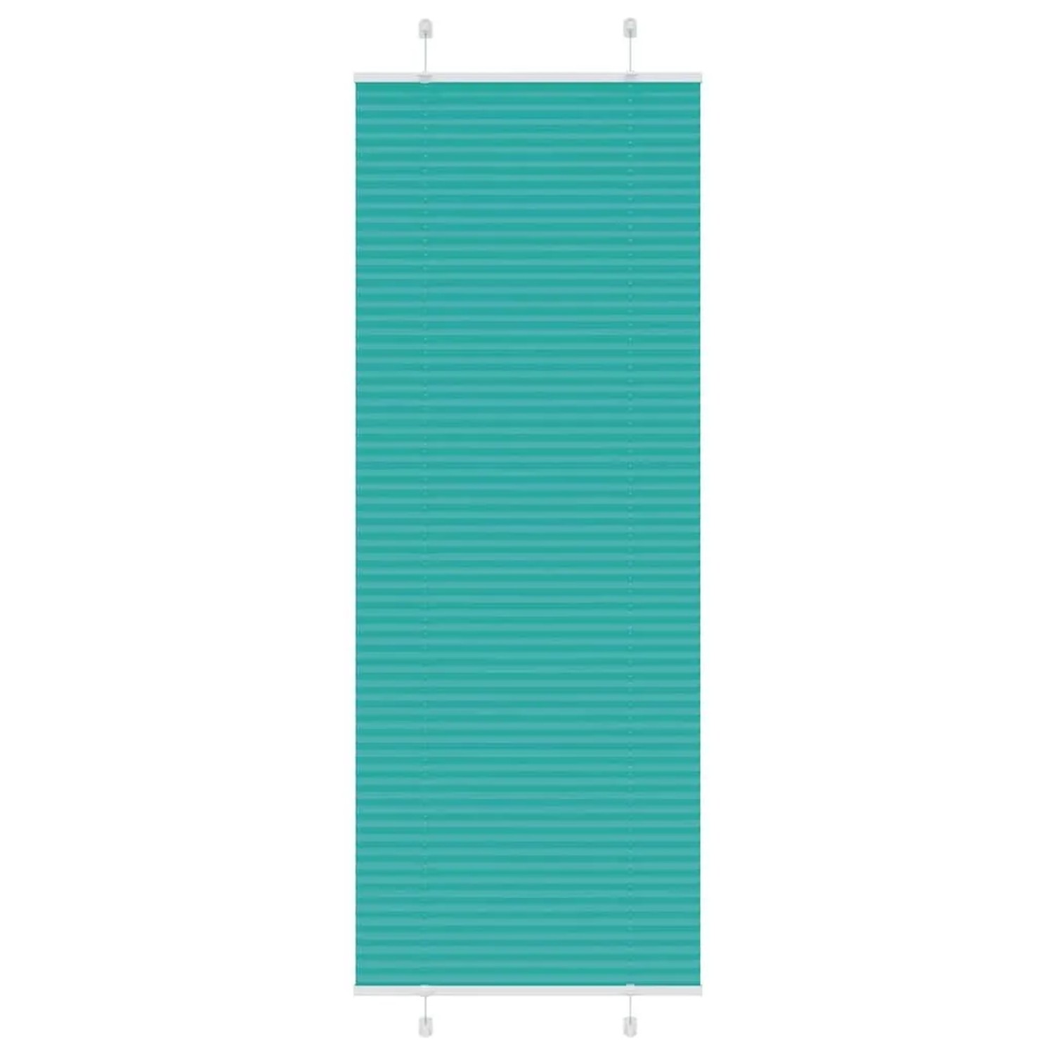 vidaXL Plissee Petrolgrün 80x200 cm Stoffbreite 79,4 cm Polyester 4015411 günstig online kaufen