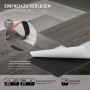 Selbstklebender Vinylboden in Grau-Eiche Optik, einfache Verlegung. Ideal für Renovierung.