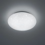 Weiße LED-Deckenlampe mit Sternenhimmel-Effekt, 15W, für stimmungsvolle Beleuchtung.