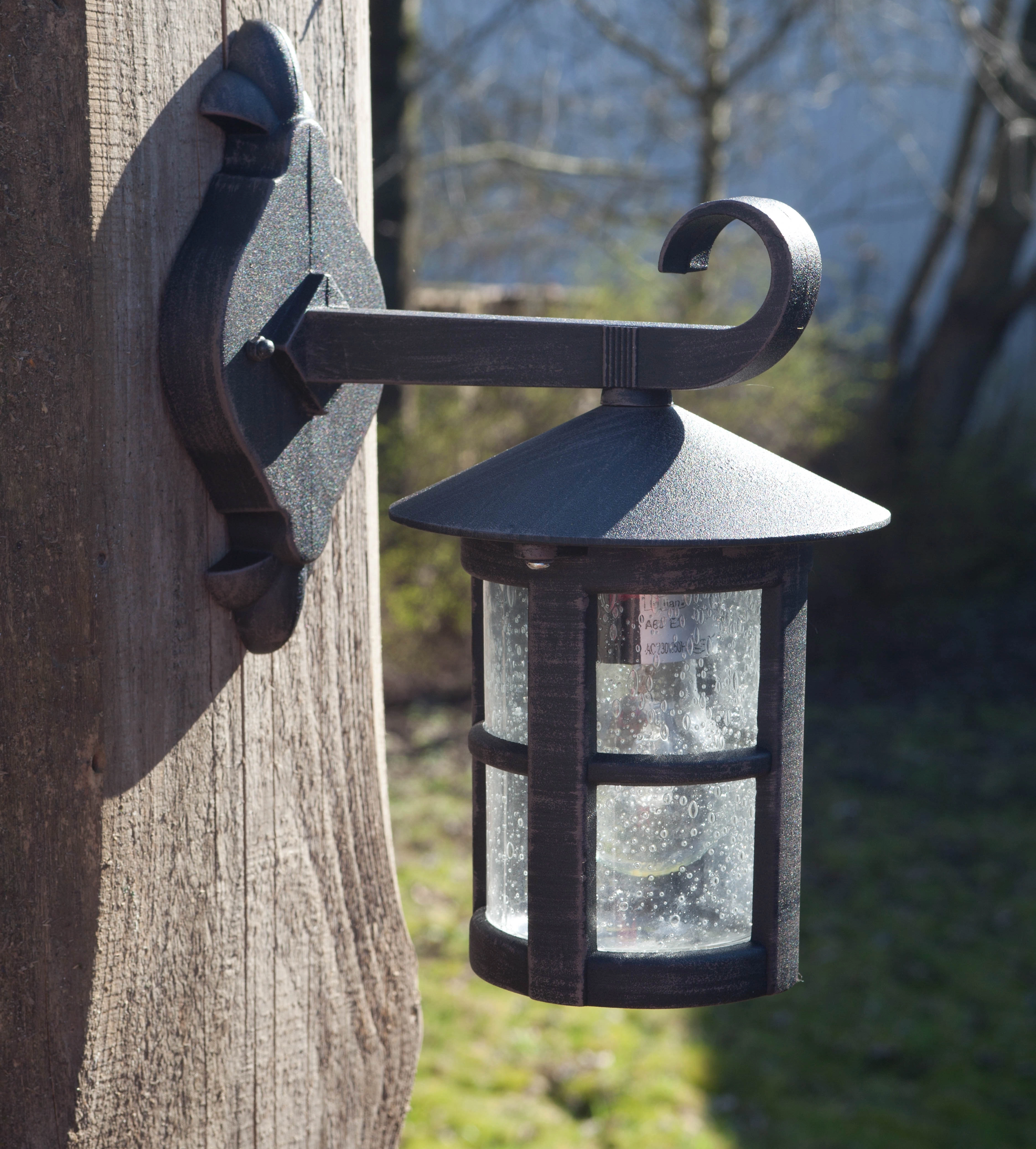 Brilliant Außen-Wandlampe Jordy Schwarz-Rost-Braun kaufen bei OBI