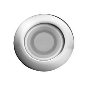 Runde Chrom-LED-Leuchte für Ottofond Whirlpool Light-System, Eckbadewanne.