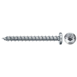 Fischer PowerFast II Holzschraube, Pan Head, TX-Antrieb, Vollgewinde, Ø 4x40 mm, 18 Stück