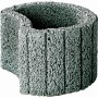 Grauer Pflanzring Klein, 35x20 cm, aus Beton für Hangbefestigung und Gartengestaltung.