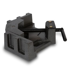 EBERTH Winkelschraubstock, 104mm, Grauguss, für rechtwinklige Werkstücke