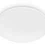 Weiße, runde Philips LED-Deckenleuchte Moire CL200, 20W. Moderne Deckenlampe für Innenräume.