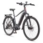 Graues Telefunken SUV E-Bike 29 Zoll mit Mittelmotor und Gepäckträger.