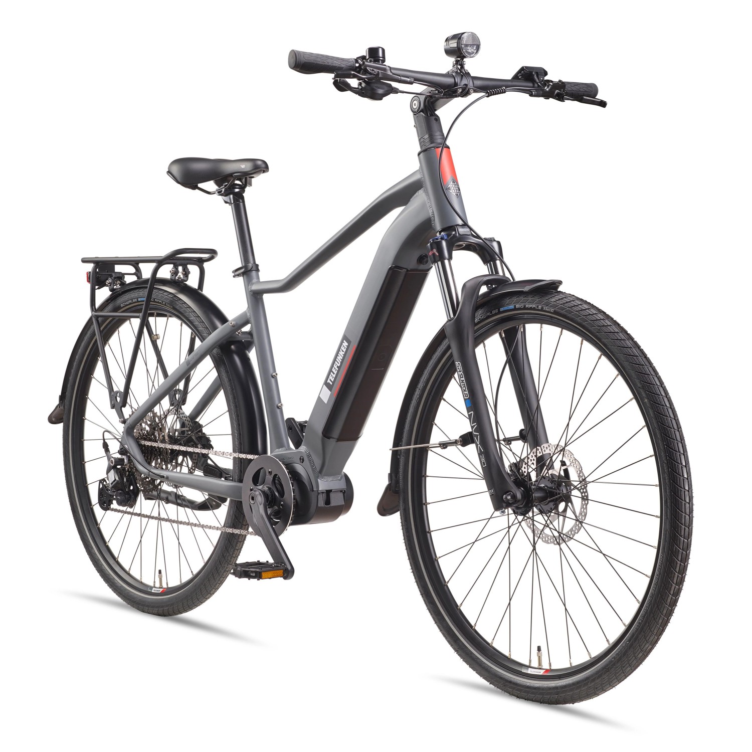 Telefunken SUV E-Bike 29 Zoll Mittelmotor 10-Gang Kettenschaltung 720Wh Akku SUV700