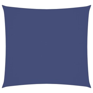 vidaXL Sonnensegel Oxford-Gewebe Quadratisch 6x6 m Blau 135527