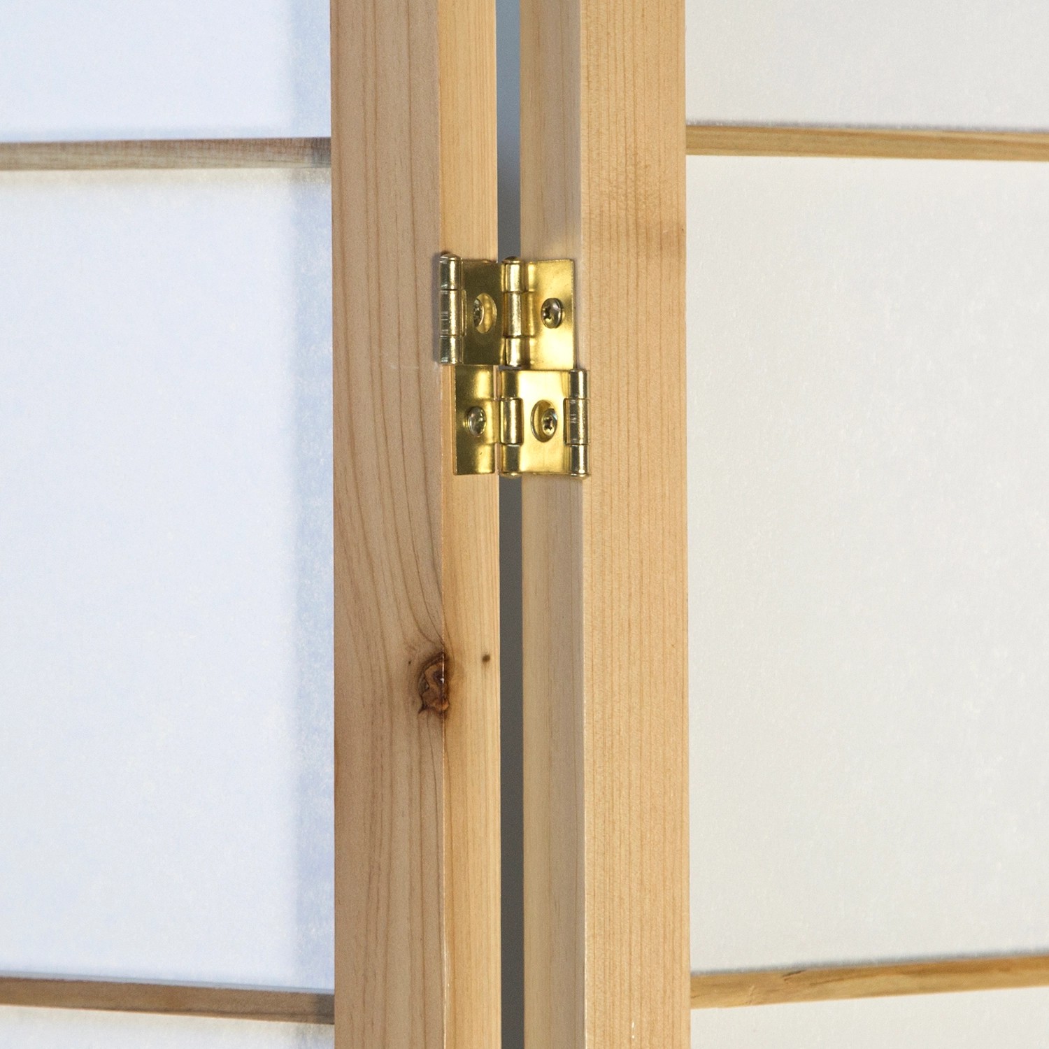 Homestyle4u 4-tlg. Paravent Shoji in Braun 176x175 cm 167_4