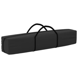 Verpacktes, faltbares Partyzelt vidaXL in Anthrazit, 3x3 m, mit Tragegriffen.