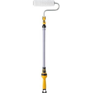 Wagner EasyRoll Farbroller 23 cm für Farben, mit Tank und gelbem Griff.