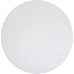 Runde weiße LED Deckenleuchte mit Sternenhimmel-Design. Warmweißes Licht für Küche, Schlafzimmer.