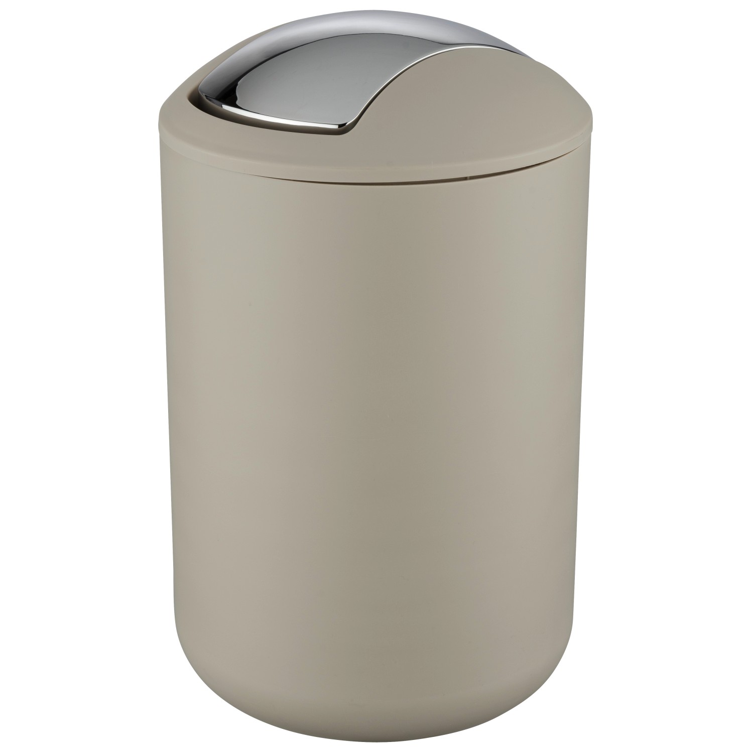 Wenko Schwingdeckeleimer Brasil 6,5 l Taupe