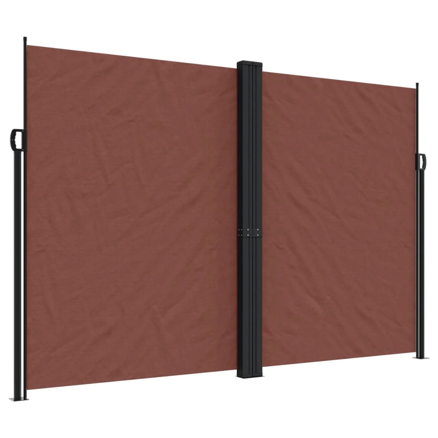 furnicato Seitenmarkise Ausziehbar Braun 220x1000 cm günstig online kaufen