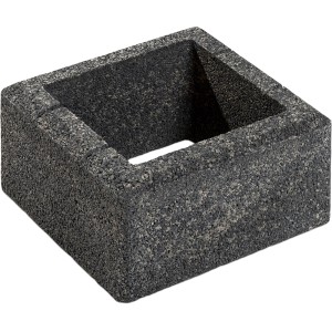 Diephaus Canta Pfeilerstein Quarzit, Mauerstein für Mauersysteme, 37,5x37,5x20 cm.