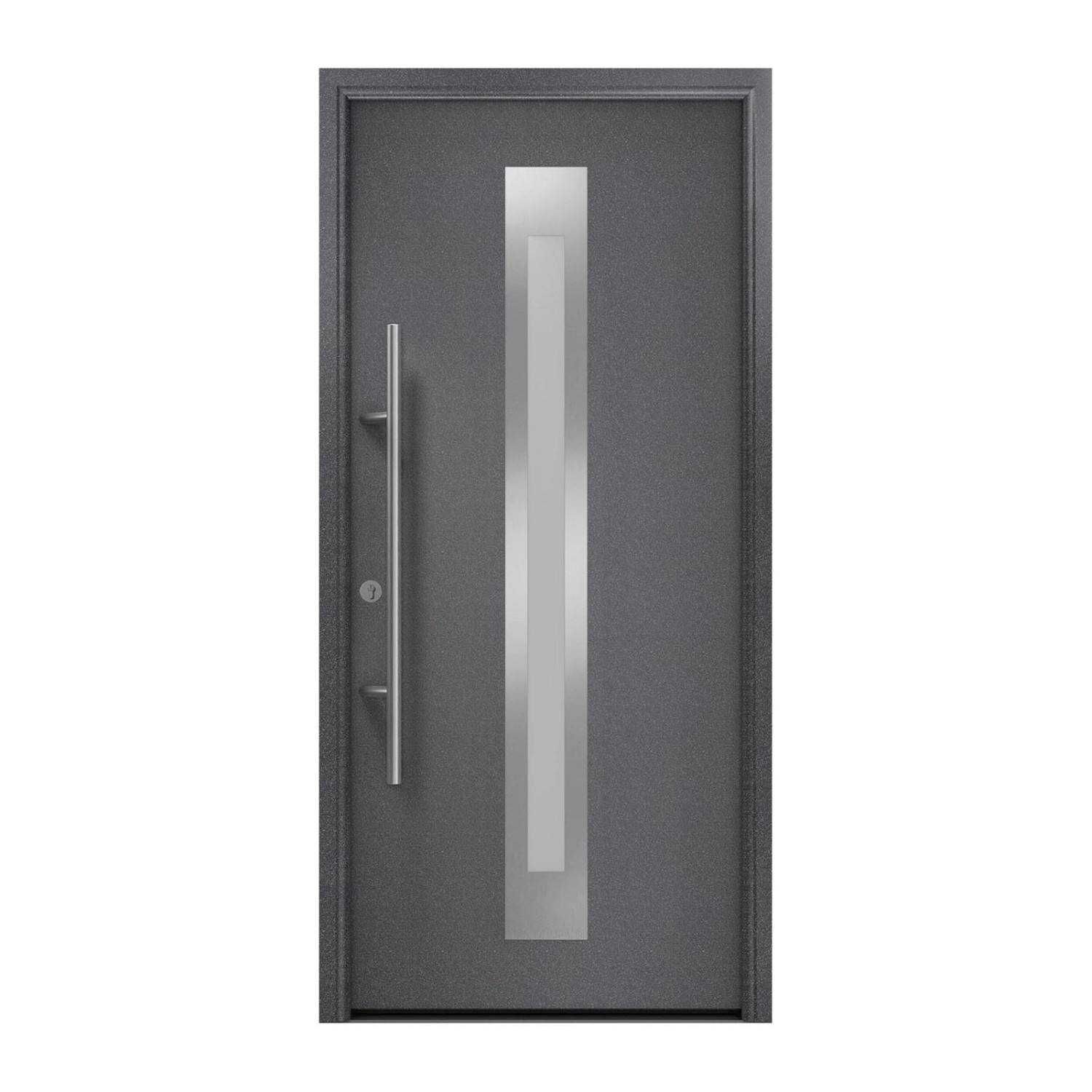 EcoStar Haustür Isopro Secur IPS 770S Anthrazitmetallic 110 cm x 210 cm DIN günstig online kaufen