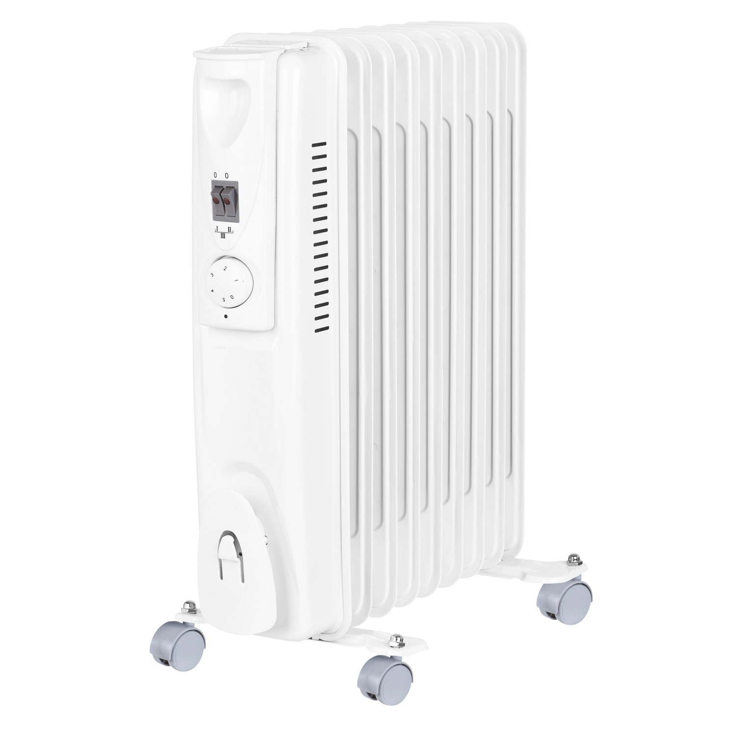 Elektroheizung Kiruna Weiß 2.000 W Ölradiator günstig online kaufen