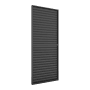 Ximax Lamellenwand, Aluminium, dunkelgrau, 90 cm, für Pergola als Wind- und Sichtschutz.