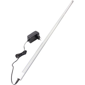 REV Ritter LED-Unterbauleuchte XS, 100cm, silber, mit Netzteil. Küchenleuchte für Schränke.
