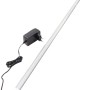 REV Ritter LED-Unterbauleuchte XS, 100cm, silber, mit Netzteil. Küchenleuchte für Schränke.