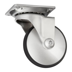 SOTECH Möbelrolle LINDAU, Ø 50mm, silbergrau, bis 30kg belastbar.