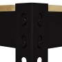 Detailaufnahme: Schwarze Monstershop Q Rax Werkbank (100cm) mit Schlüssellochmechanismus.