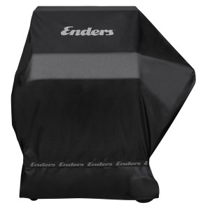 Schwarze Enders Wetterschutzhülle für Hyde 3 und 4 Grill, aus reißfestem Material.