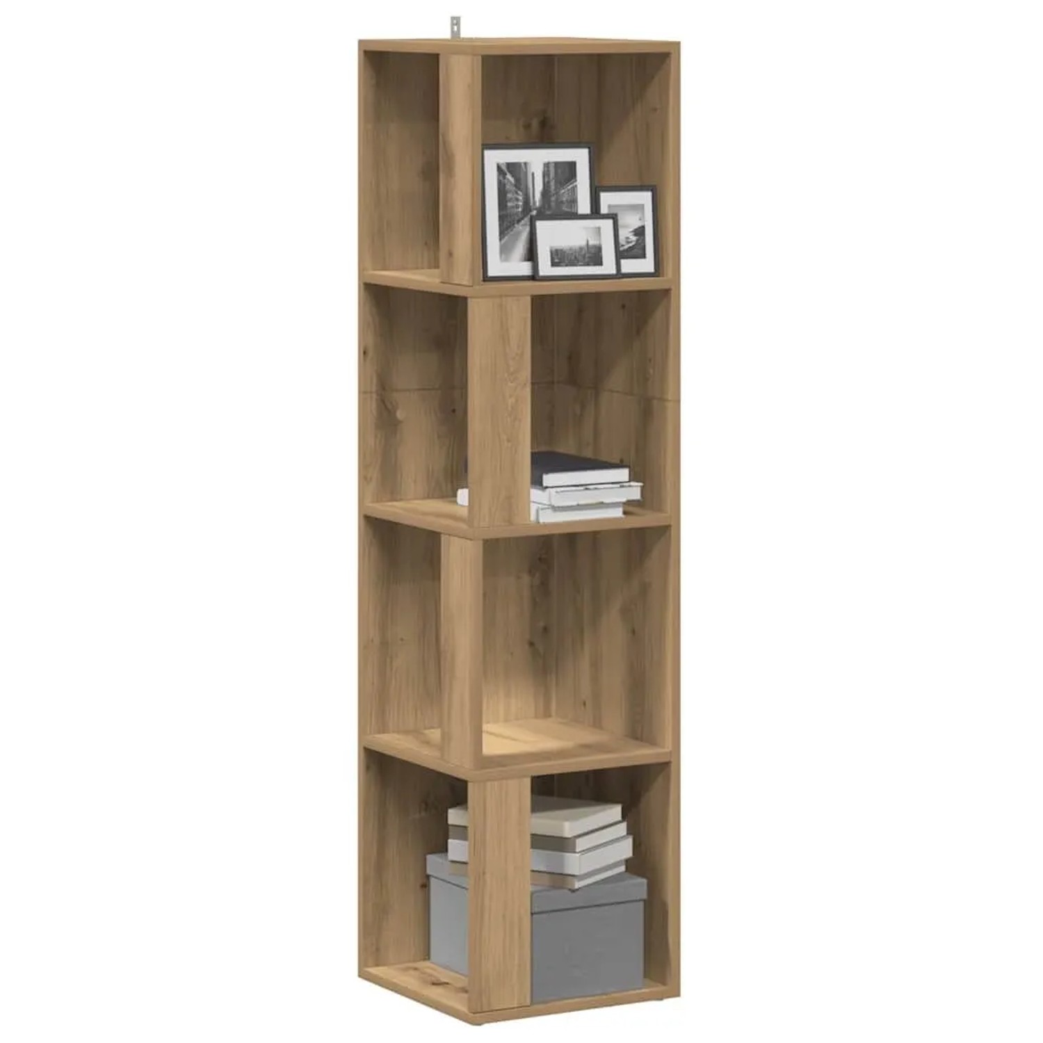 vidaXL Eckregal Artisan-Eiche 33x33x132 cm Holzwerkstoff 856723_2