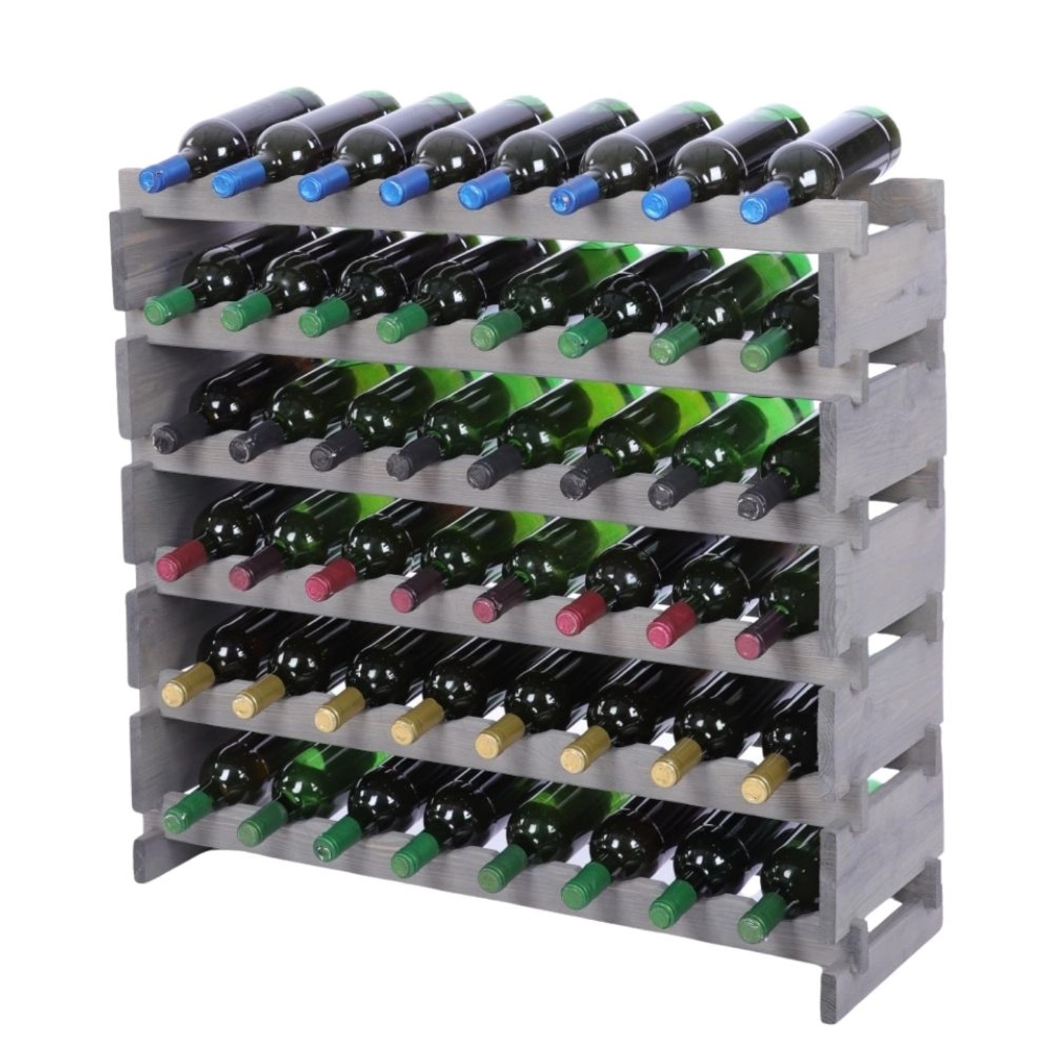 PROREGAL Weinregal VINOTECA FLEX PRO HxBxT 79x84x28cm 48 Flaschen Auf 6 Ebe günstig online kaufen