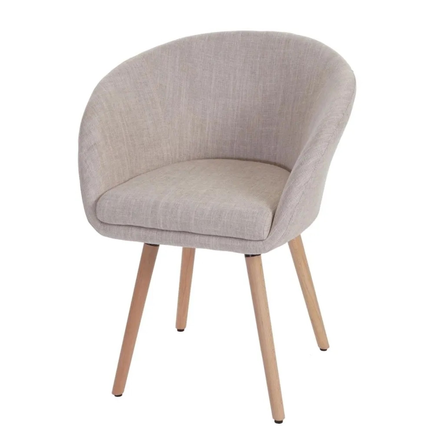MCW Esszimmerstuhl Vaasa T633 Textil Creme/grau