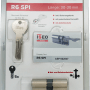 Iseo Profilzylinder R6 SPI 30/30 im Set mit 5 Schlüsseln und Sicherungskarte.