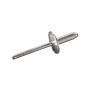 Edelstahl Großkopfniete 3,2x8 mm, geeignet für Zangen, zur sicheren Verbindung von Materialien.