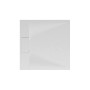 Quadratische, extraflache, weiße Schulte Duschwanne ExpressPlus DWM-Tec, 90x90 cm.