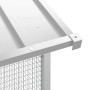vidaXL Vogelkäfig Grau 215 x 210 x 247 cm Verzinkter Stahl 3325175_8