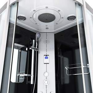 AcquaVapore Duschkabine 90x90 mit Regendusche, Handbrause und Massagedüsen.