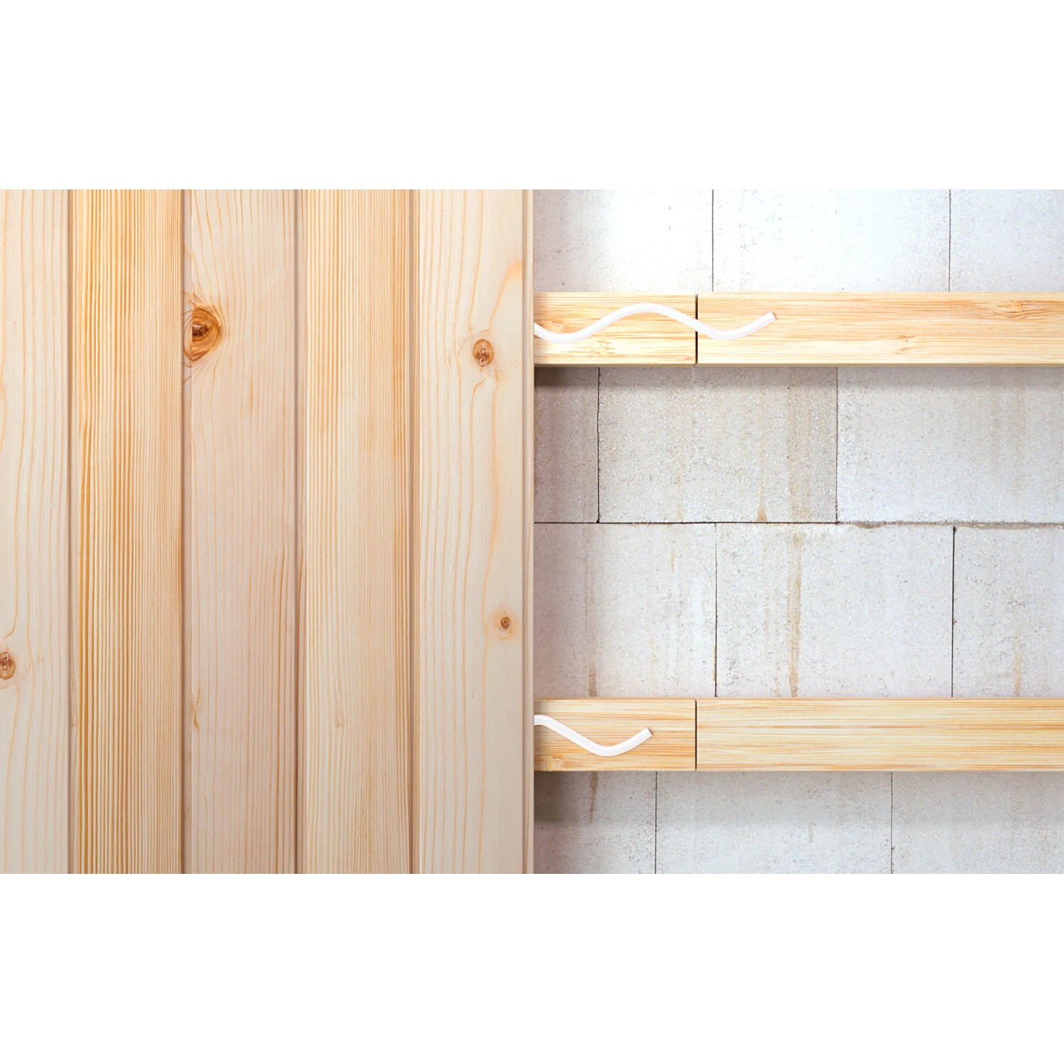 Fischer Montagekleber High Tack AC, weiße Kartusche (310ml) auf Holz und Stein.
