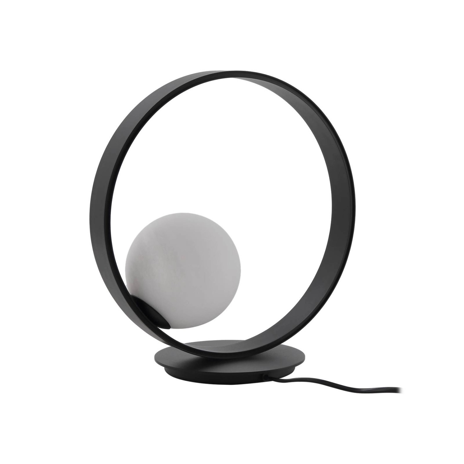 Lucande LED Tischlampe Luneo 10020458 Dimmbar Modern in Schwarz aus Metall günstig online kaufen