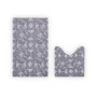 Bestlivings Badematten Set, 2-teilig, Weichschaum, geometrisches Muster.