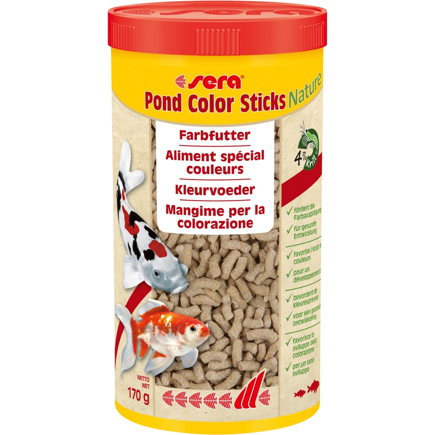 Sera TeichFischfutter Pond Color Sticks Nature 1 l kaufen bei OBI