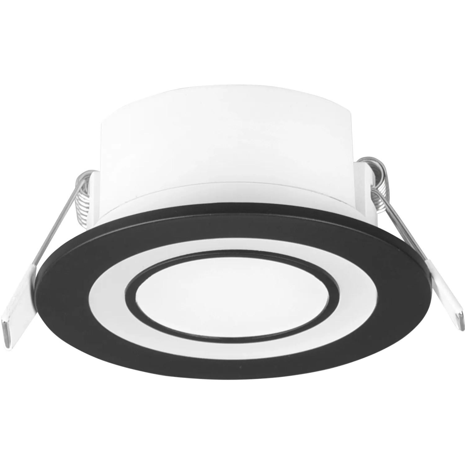 Schwarzer, matter LED-Einbauspot Core, 5W, 450 Lumen für stimmungsvolle Beleuchtung.