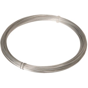 Conacord Eisendraht, verzinkt, Ø 0,48 mm, 40 m Länge, aufgerollt.
