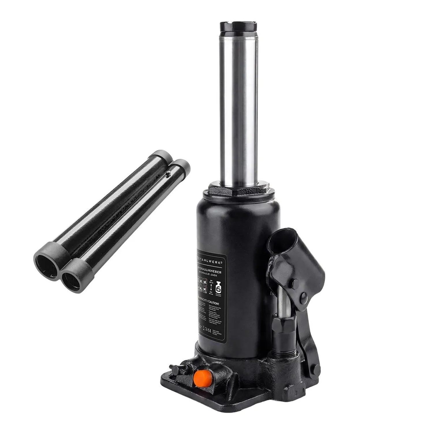 STAHLWERK Hydraulikheber 6 T 200 Bis 405 mm Stempelwagenheber Autoheber Wagenheber