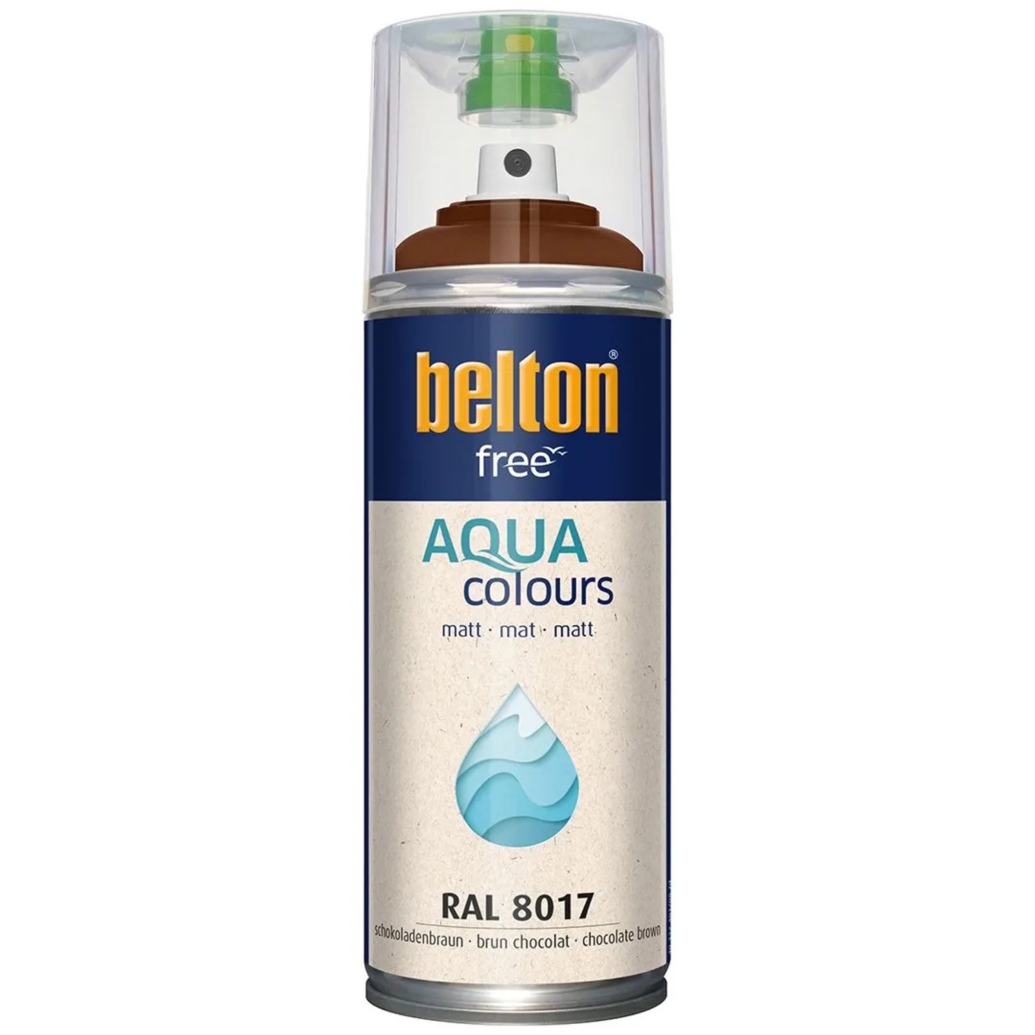 Belton Free AQUAcolours Buntlack RAL 8017 Schokobraun matt 400 ml