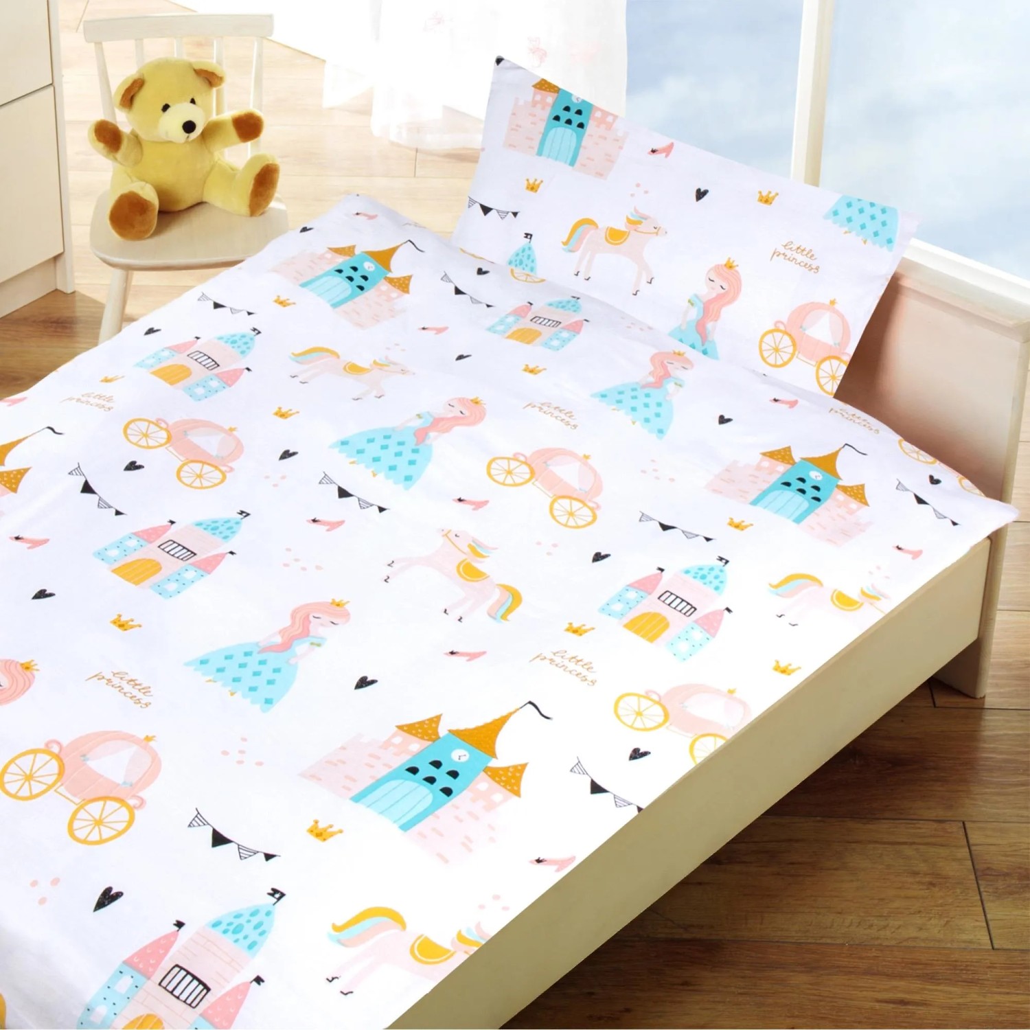 Cosmo Living Bettwäsche-Set Mit Quasten – Superweich, Einzelbett 135x200 Cm + 1 Kissenbezug