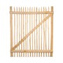 Stiltreu Staketenzaun-Tor aus Edelkastanie, 150x175 cm, für Zäune & Sichtschutz.