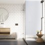 Relaxdays Duschrollo PVC Weiß Wasserabweisend 100 cm x 240 cm 0,7 kg_3