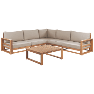 Beliani Lounge Set TIMOR Taupe